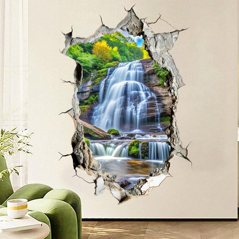 Landscape Wall Stickers, Realistic Picture, Waterproof and Moisture-Proof, Not Damage the Wall, Create a Comfortable Atmosphere - Image 3